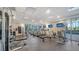 Bright gym features multiple treadmills, stationary bikes, and weight training equipment at 2425 Gulf Of Mexico Dr # 6A, Longboat Key, FL 34228