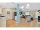 Open-concept living space connecting the kitchen and living room, great for entertaining at 2522 51St Street E Ct, Palmetto, FL 34221