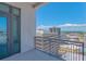 City view from private balcony overlooking buildings and bright blue skies on a sunny day at 33 S Palm Ave # 1303, Sarasota, FL 34236