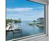 Beautiful view of the inter coastal water and docks from the window at 3320 Gulf Of Mexico Dr # 208C, Longboat Key, FL 34228