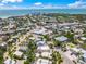 See this lovely home from above; it is surrounded by similar buildings near commercial areas and close to the Gulf at 340 Avenida De Mayo, Sarasota, FL 34242