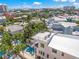 Expansive coastal views from the rooftop deck of this luxurious home, with a private pool and proximity to the beach at 340 Avenida De Mayo, Sarasota, FL 34242
