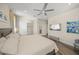 Spacious bedroom with a closet, ensuite, and beachy decor at 340 Avenida De Mayo, Sarasota, FL 34242