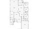Detailed floor plan showcasing the layout of the home at 4239 Corso Venetia Blvd, Venice, FL 34293