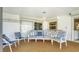 Covered patio featuring comfortable seating at 4361 Pompano Ln, Palmetto, FL 34221