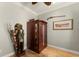 Bonus room featuring a unique wooden decor and an infrared sauna at 4584 Tuscana Dr, Sarasota, FL 34241