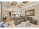 Spacious living area featuring a gourmet kitchen, dining space, and comfortable lounge, seamlessly connected at 4584 Tuscana Dr, Sarasota, FL 34241
