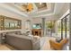 Comfortable living room with a large mirror, cozy seating, and a view of the outdoor area, perfect for relaxation at 4584 Tuscana Dr, Sarasota, FL 34241