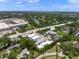 Panoramic aerial view of homes, a waterway and surrounding area at 4726 Rivetta Ct, Sarasota, FL 34231