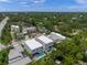 Aerial view of homes showcasing community layout, manicured landscaping and nearby amenities at 4726 Rivetta Ct, Sarasota, FL 34231