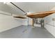Basement with painted floor and ceiling with plumbing access at 7885 Bristol Park Dr, Apollo Beach, FL 33572