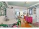 Open kitchen view with seamless access to the bright and inviting living room area at 8 Desoto E St, Bradenton, FL 34208