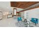 A modern lobby with a decorative ceiling, tile floors, and modern decor at 101 S Gulfstream Ave # 6C, Sarasota, FL 34236