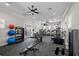 Fitness center with a full suite of modern strength and conditioning equipment at 13915 Mount Laurel Trl, Bradenton, FL 34211
