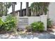 Signage for Hidden Lake Village condominium complex at 2729 Hidden Lake Blvd # D, Sarasota, FL 34237