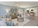 Bright and inviting living room featuring stylish decor and comfortable seating at 4550 Pinebrook Cir # 608, Bradenton, FL 34209