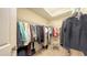 Walk-in closet with wire shelving providing ample storage space for clothing and accessories at 4920 Woodhurst Dr, Sarasota, FL 34243