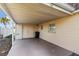 Attached carport with storage and protection from the elements at 505 47Th Avenue W Dr, Bradenton, FL 34207