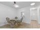 Dining area with view of the entryway and kitchen at 505 47Th Avenue W Dr, Bradenton, FL 34207