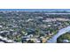Waterfront community featuring lush landscaping, waterways, and Gulf views at 5500 Merrimac Dr, Sarasota, FL 34231