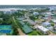 Extensive aerial view of tennis and pickleball facilities plus surrounding community at 5916 Midnight Pass Rd # 404, Sarasota, FL 34242