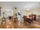 View of formal dining room leading to kitchen at 6207 Courtside Dr # 23, Bradenton, FL 34210