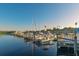 Waterfront view showcasing the marina, featuring boats docked on the peaceful water at 7150 N Tamiami Trl # S-623, Sarasota, FL 34243