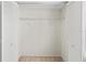 Empty closet with shelving and a rod, ready for organized storage in a clean, functional space at 7500 40Th W Ave # 108, Bradenton, FL 34209
