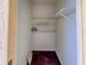 Walk-in closet offers wire shelving and potential for customized storage solutions at 7500 40Th W Ave # 108, Bradenton, FL 34209