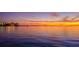 Beautiful cityscape view with a gorgeous sunset and city lights reflecting in the water at 1100 Imperial Dr # 403, Sarasota, FL 34236