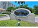 Community entrance sign at 1100 Imperial Dr # 403, Sarasota, FL 34236