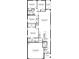 Detailed floor plan showcasing the layout of the home, including room dimensions and features at 12043 Lansing Gln, Parrish, FL 34219
