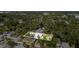 Aerial view of the neighborhood showing the home, in a well-defined property line at 1345 24Th St, Sarasota, FL 34234