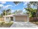 Charming single-story home with a neutral exterior, attached garage, and well-maintained landscaping at 1345 24Th St, Sarasota, FL 34234
