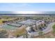 Aerial view of community basketball and tennis courts near Gulf at 1533 Olympia Rd, Venice, FL 34293