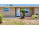 Close up of the entrance to the single-story home at 1533 Olympia Rd, Venice, FL 34293