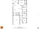 Detailed floor plan showcasing the layout of the home, including the placement of rooms and dimensions at 16411 62Nd E Gln, Parrish, FL 34219