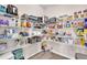 A large pantry with wire shelving provides ample space for food storage and organization at 16411 62Nd E Gln, Parrish, FL 34219