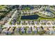Aerial view of home in community with lakes at 4274 Tennyson Way, Venice, FL 34293