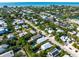 Expansive aerial view of the community with lush trees and easy access to beaches and canals at 507 Spring Ave, Anna Maria, FL 34216