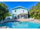 Charming two-story beach house with a pool and patio, perfect for enjoying outdoor living at 507 Spring Ave, Anna Maria, FL 34216