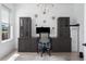 Bright home office space with custom cabinetry and stylish decor at 5651 Trevesta Pl, Palmetto, FL 34221