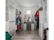 Walk-in closet provides ample shelving and a vanity area for optimal organization and personal care at 5651 Trevesta Pl, Palmetto, FL 34221