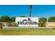 Elegant community sign for Esplanade at the Heights surrounded by lush landscaping at 6250 Grandview Hill Ct, Bradenton, FL 34203