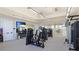 Community fitness center with modern exercise equipment and plenty of space to workout at 6250 Grandview Hill Ct, Bradenton, FL 34203