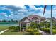 Community center next to tennis courts and landscaping at 6307 Laurel Creek Trl, Ellenton, FL 34222