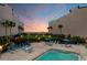An amazing sunset viewed from the pool at 6480 Midnight Pass Rd # 311, Sarasota, FL 34242