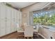 Cozy breakfast nook with views of the pool and access to the backyard at 6907 47Th E Ct, Ellenton, FL 34222
