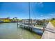 Picturesque community marina with well-maintained docks and beautiful waterfront views at 714 N Waterway Dr, Venice, FL 34285