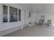 Covered patio features additional seating and easy access to the main house at 714 N Waterway Dr, Venice, FL 34285